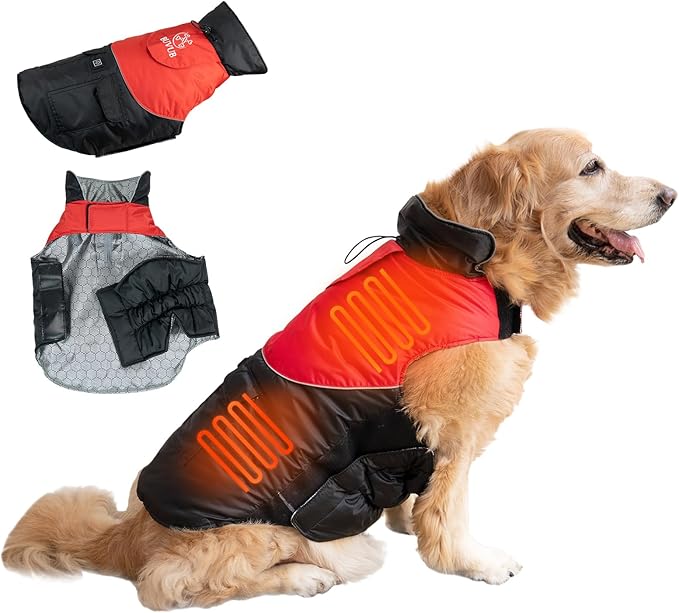 heated dog coat
