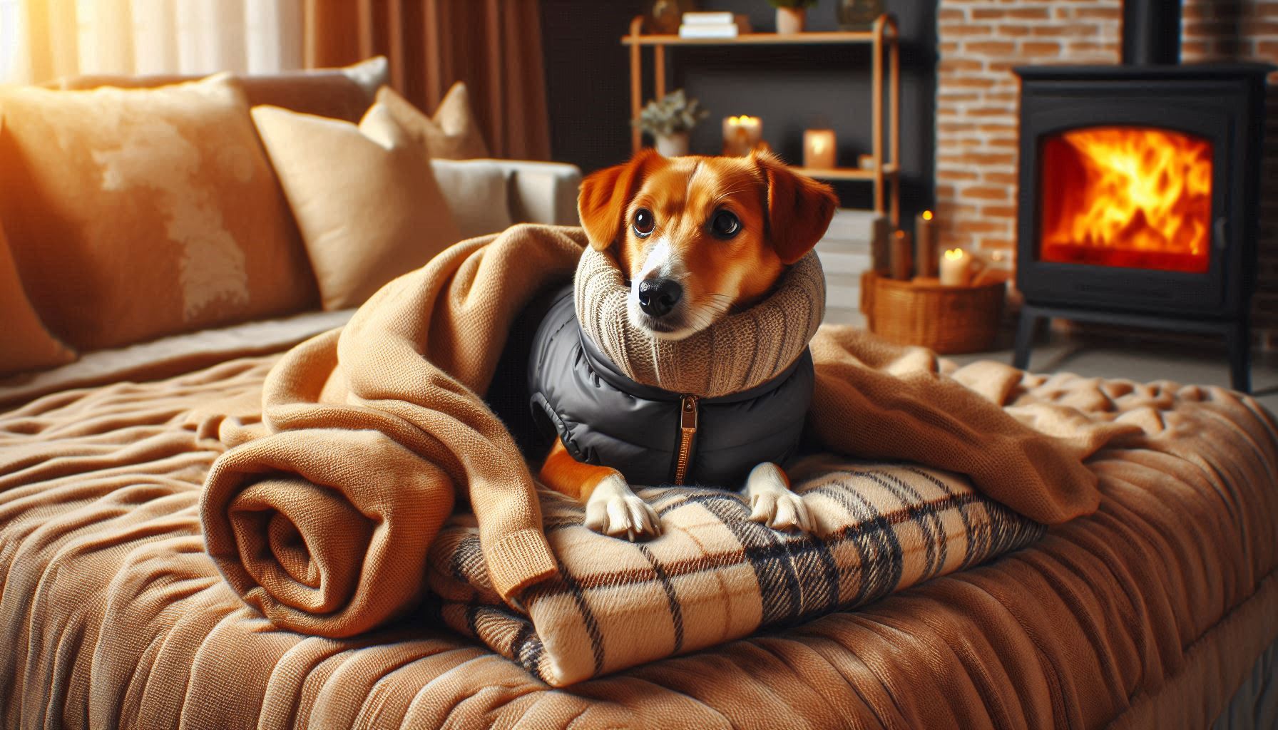 heated dog coat