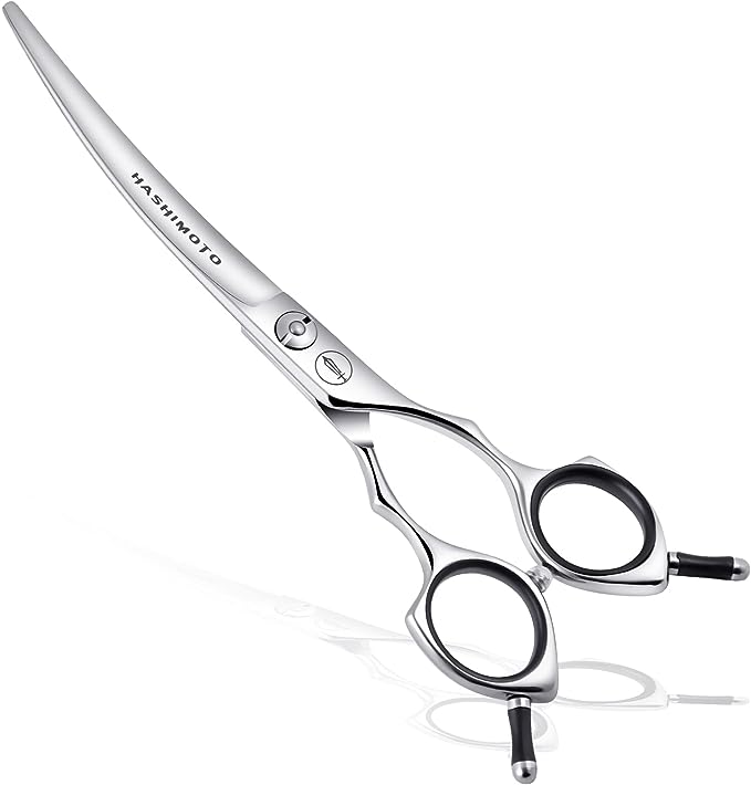 curved dog scissors